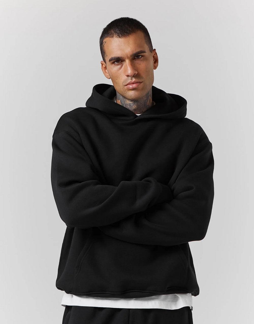 Men's Oversize Premium Basic Sweatshirt Hoodie - STREETMODE™