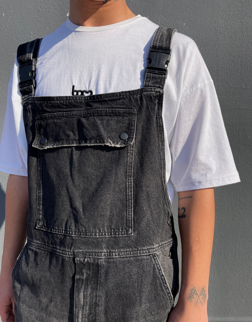 Men's Premium Baggy Fit Denim Overalls Jumpsuit - STREETMODE™