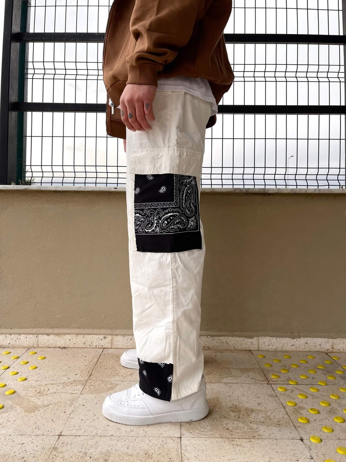 Men's Premium Baggy Patchwork Cargo Pants - STREETMODE™