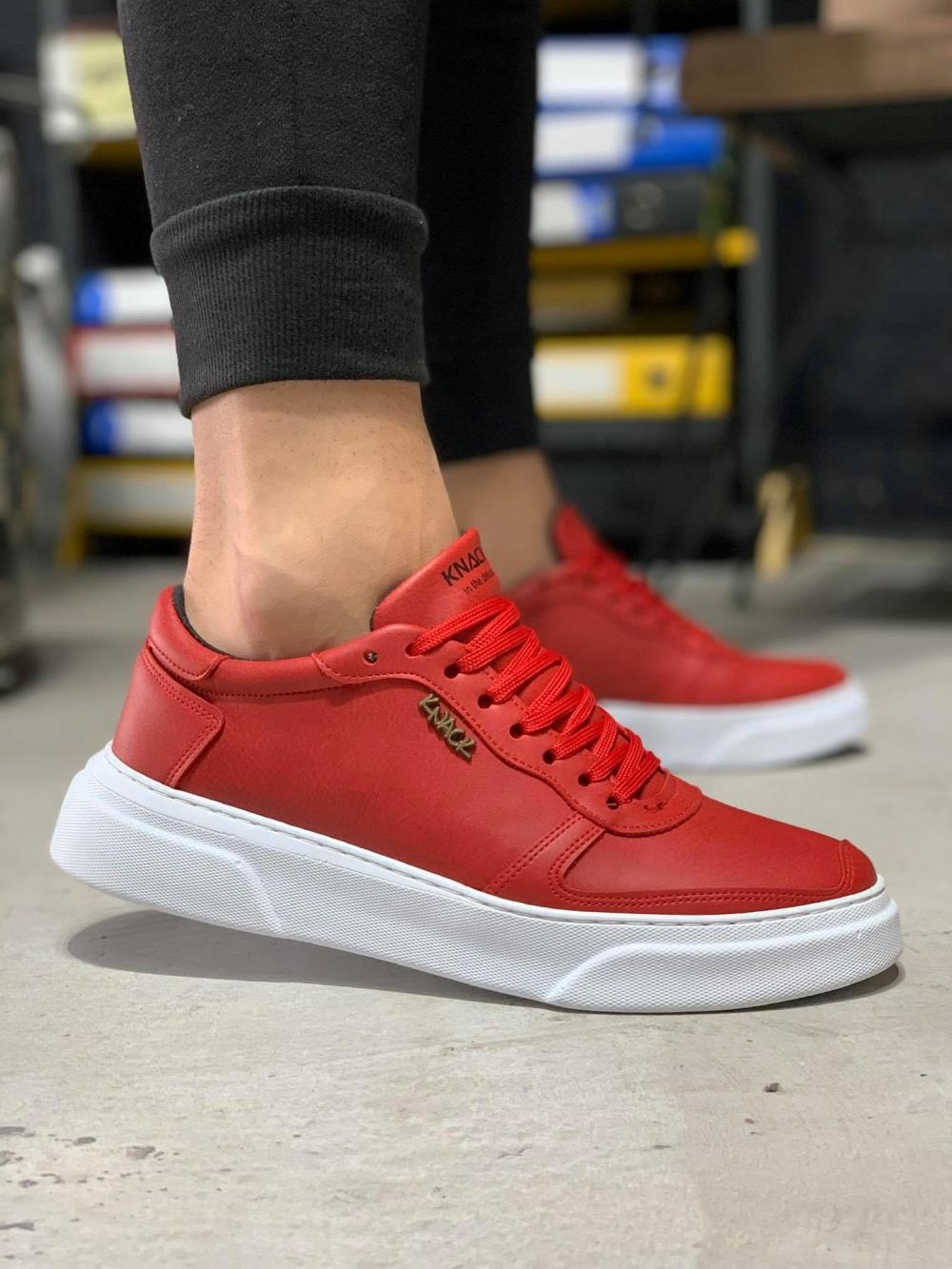Men's Sneaker Casual Shoes 222 Red - STREETMODE™ DE