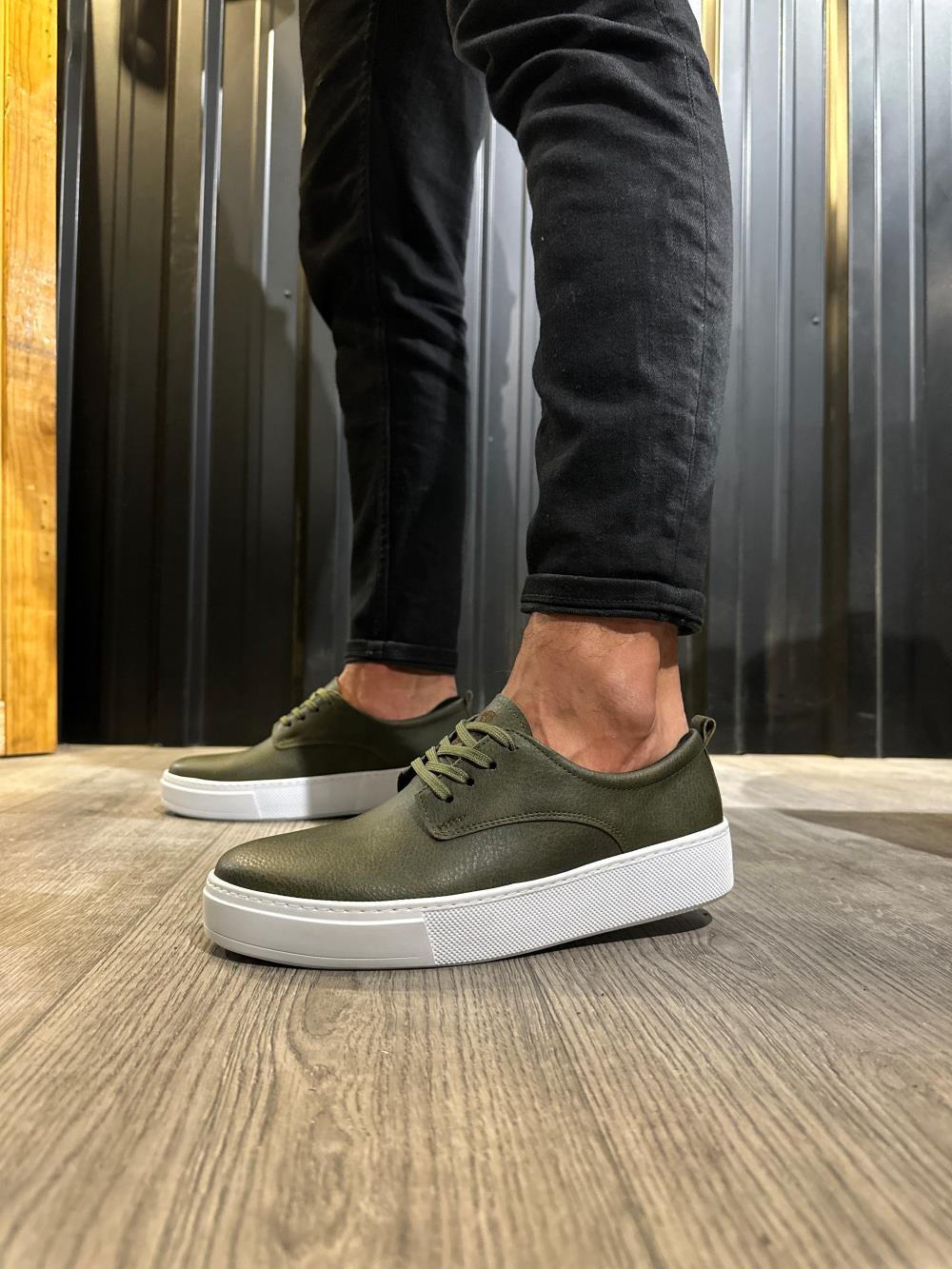 Men's Sneaker Khaki Casual Sneaker Sports Shoes - STREETMODE™