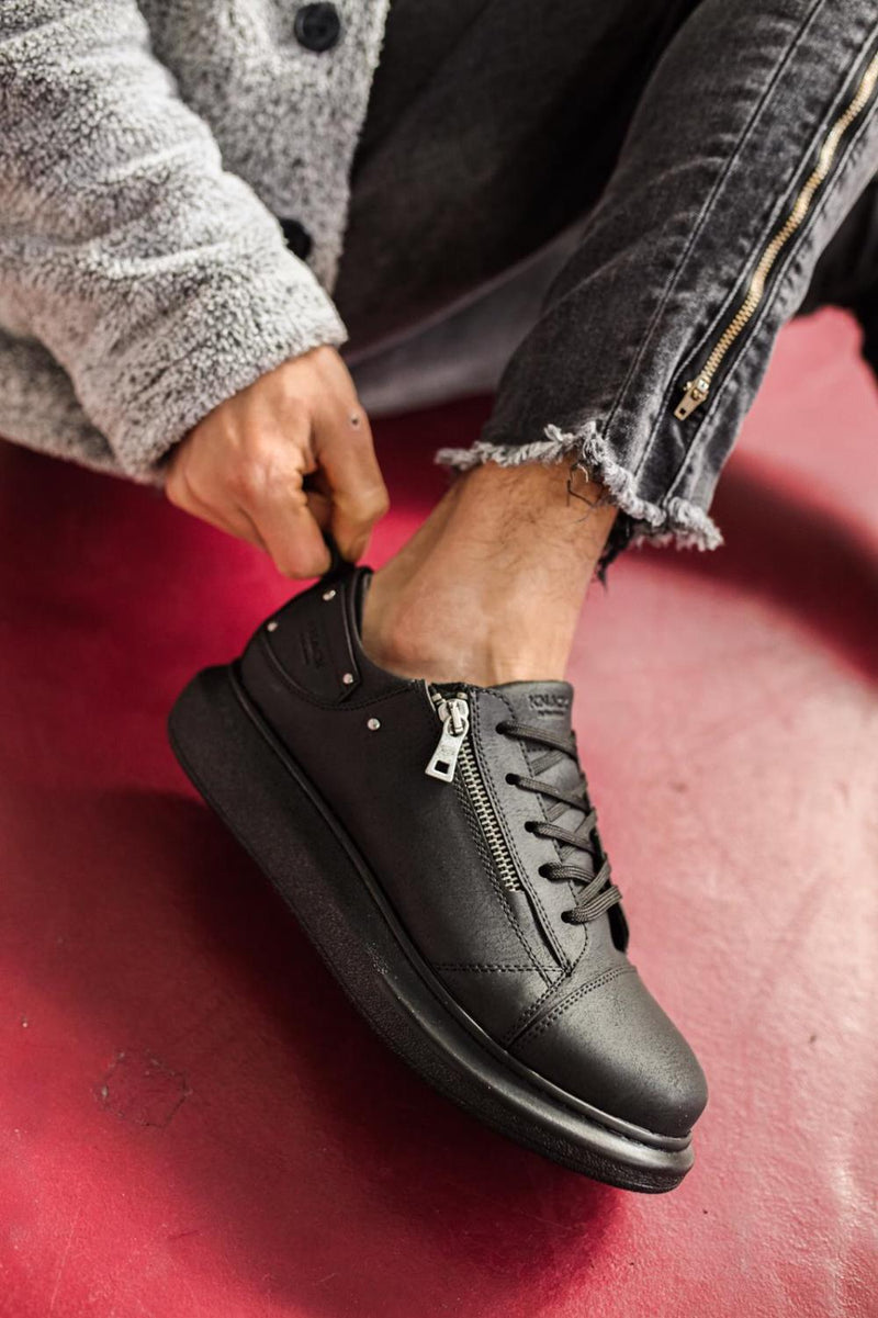 Men's Sneaker Men's Black Sneaker Sports Shoes - STREETMODE™