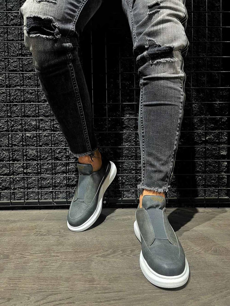 Men's Sneakers Shoes 911 Gray - STREETMODE™