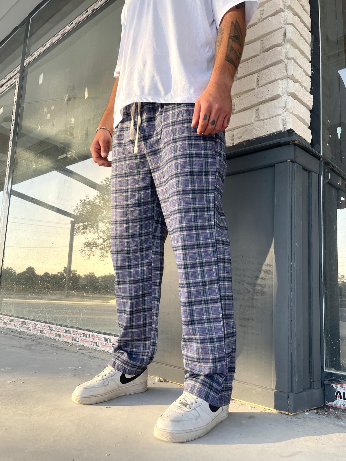 Men's Striped Pajamas Tracksuit Bottoms - STREETMODE™
