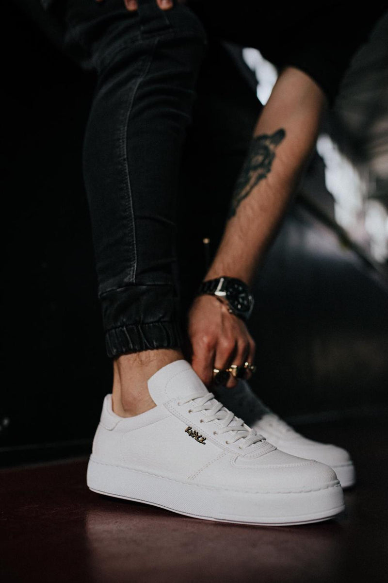 Men's White Casual Sneaker Sports Shoes - STREETMODE™