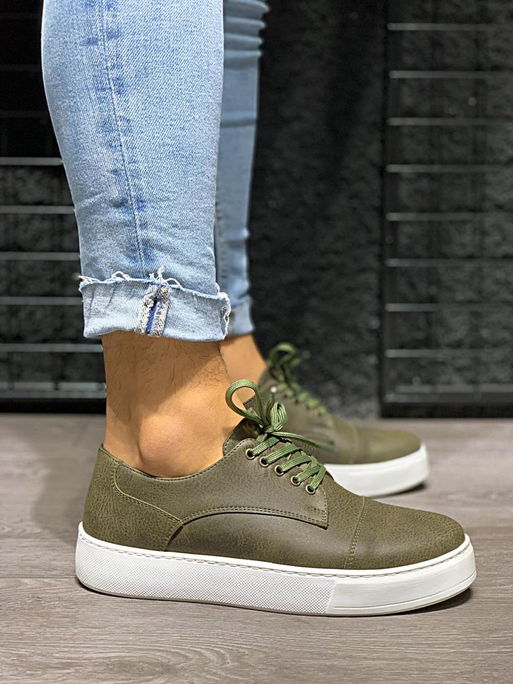 Men Sneaker Casual Shoes 050 Khaki - STREETMODE™ DE