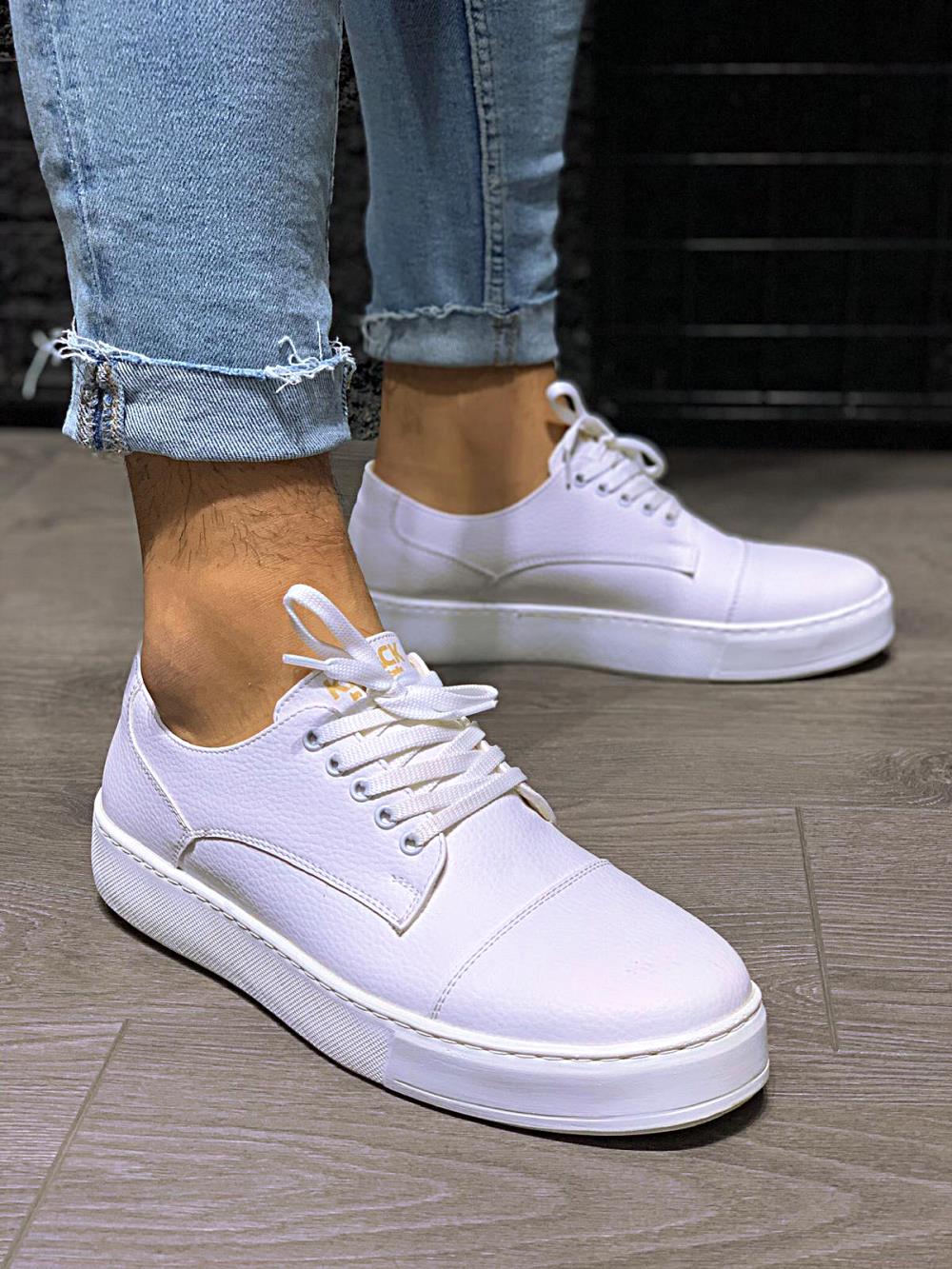 Men Sneaker Casual Shoes 050 White - STREETMODE™ DE