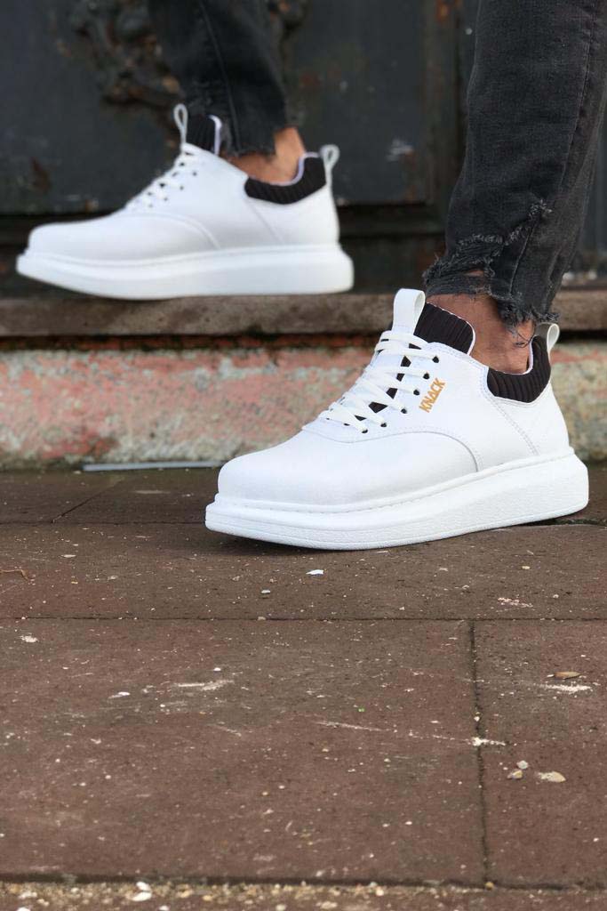Men Sneaker Casual Shoes 055 White - STREETMODE™