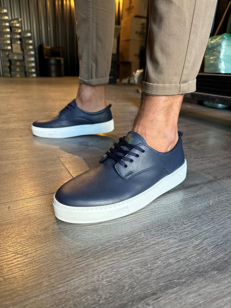 Original Design Men's Navy Blue Casual Sneaker Sports Shoes - STREETMODE™
