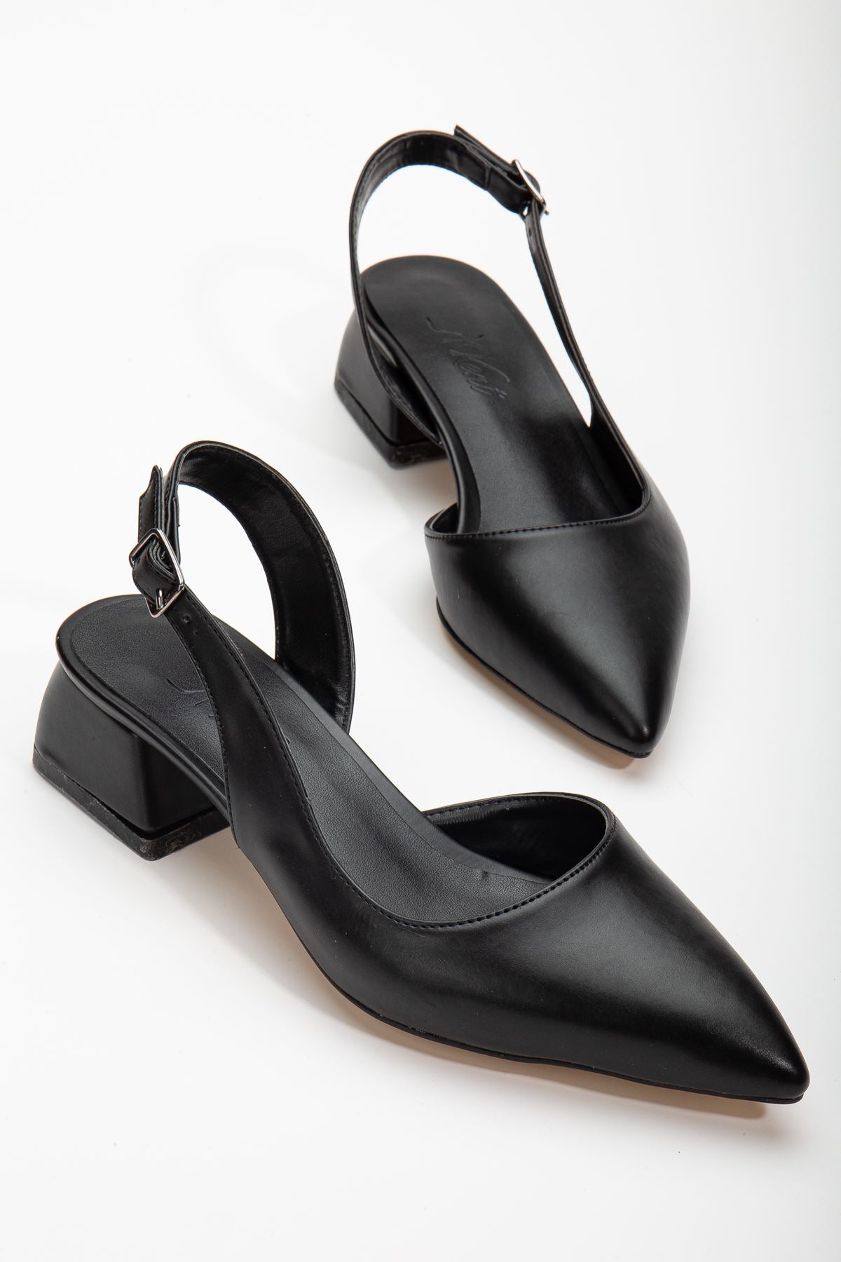 Ossie Black Skin Women's Heeled Shoes - STREETMODE™