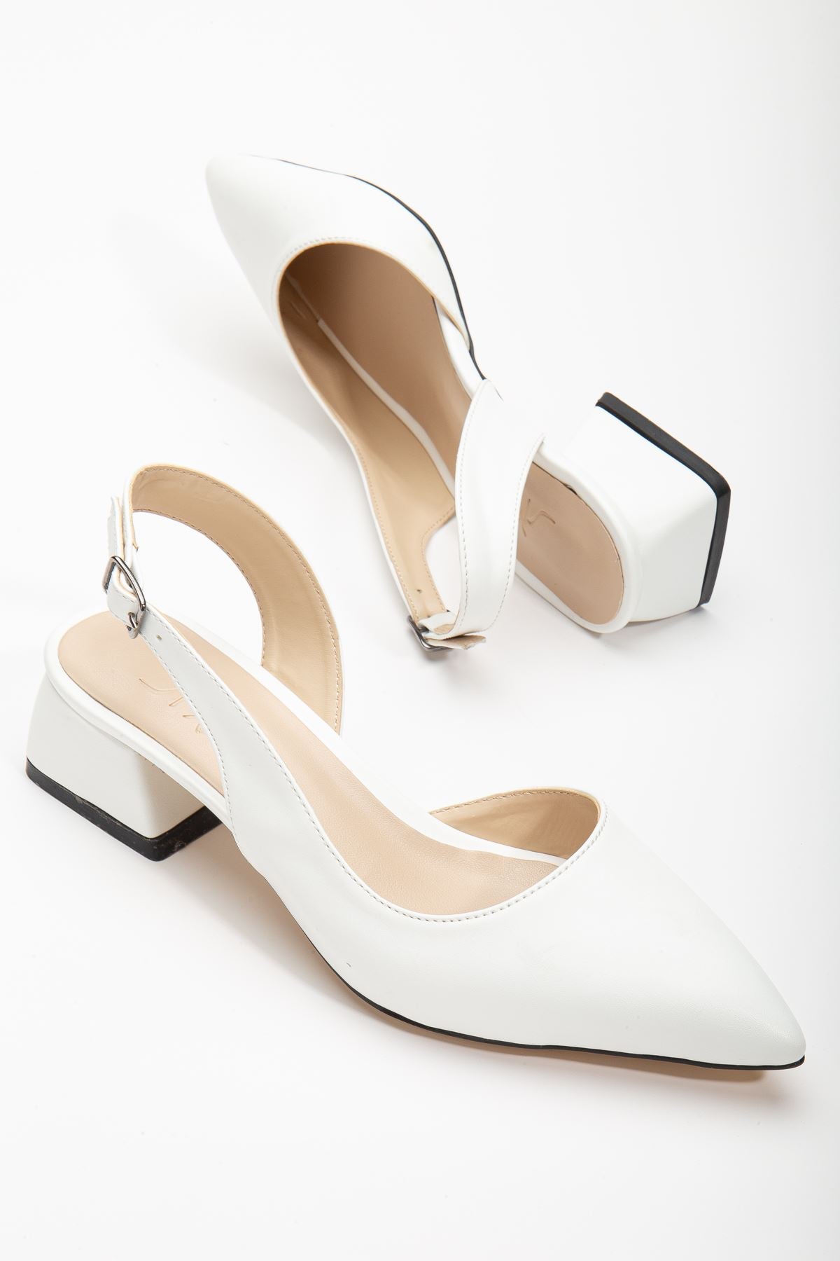 Ossie White Skin Women's Heeled Shoes - STREETMODE™