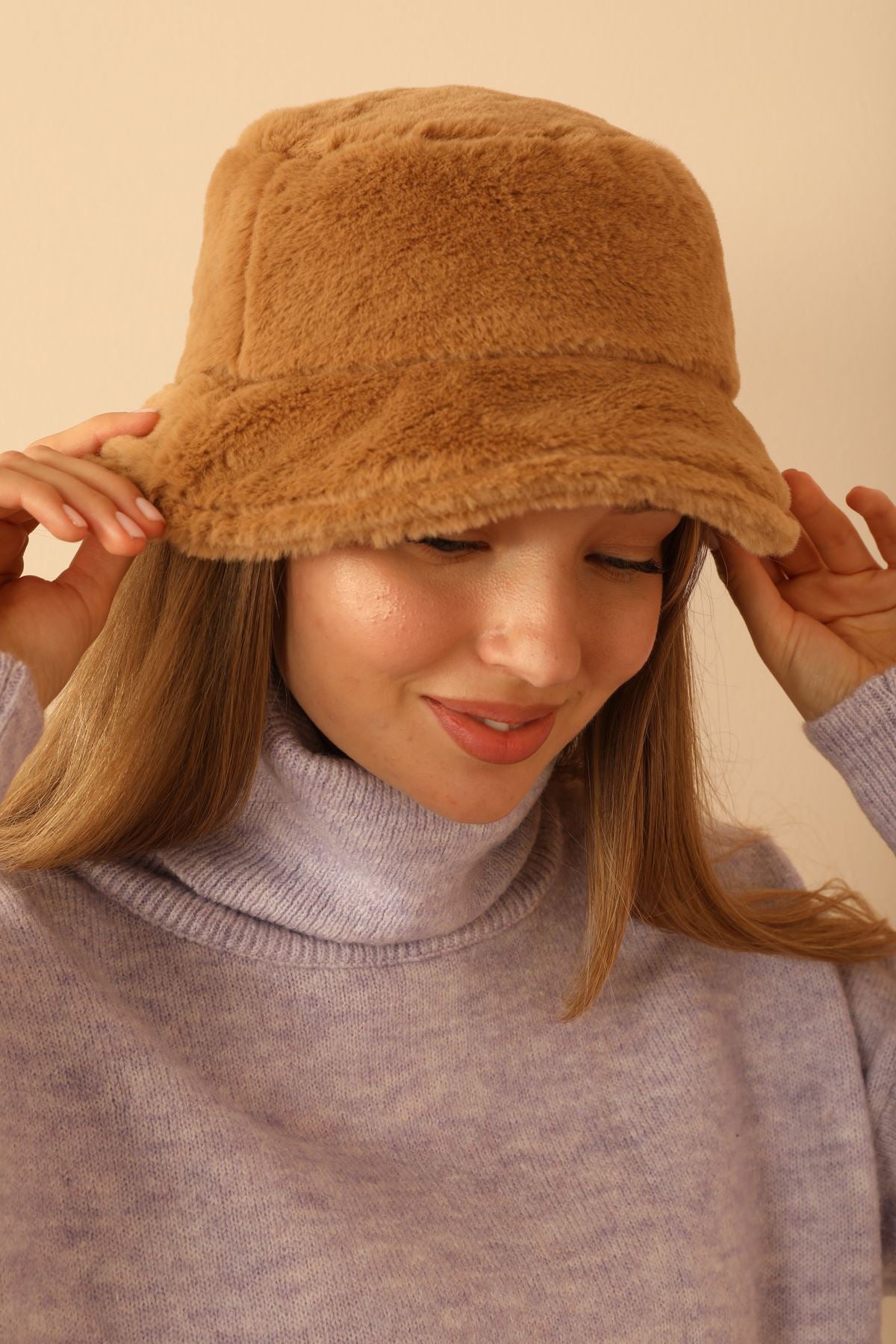 Plush Bucket Women's Mink Hat - STREETMODE™