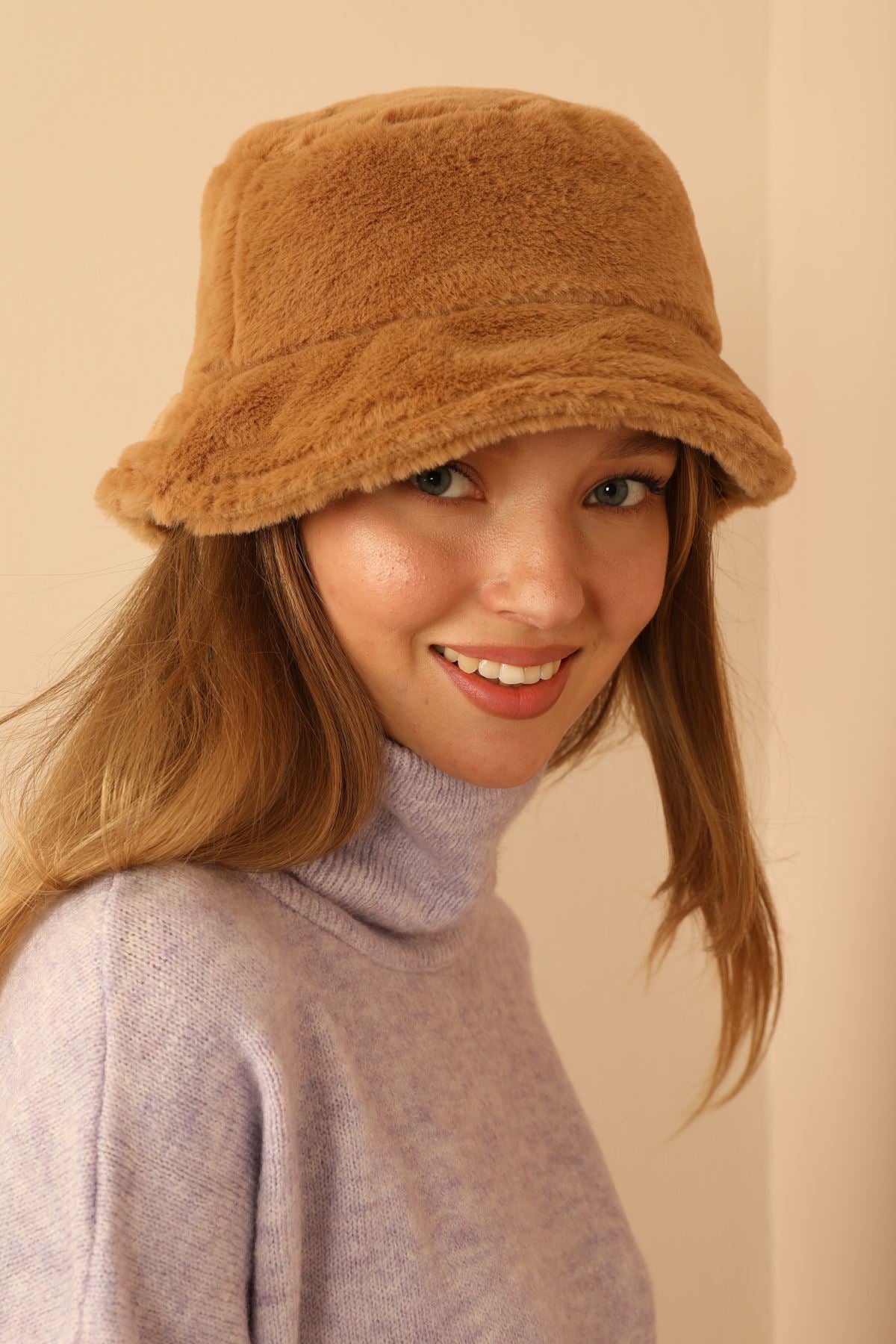 Plush Bucket Women's Mink Hat - STREETMODE™