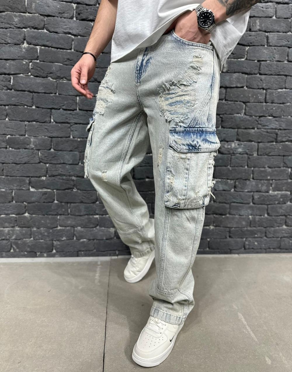 Premium Baggy Cargo Men's Jeans - STREETMODE™