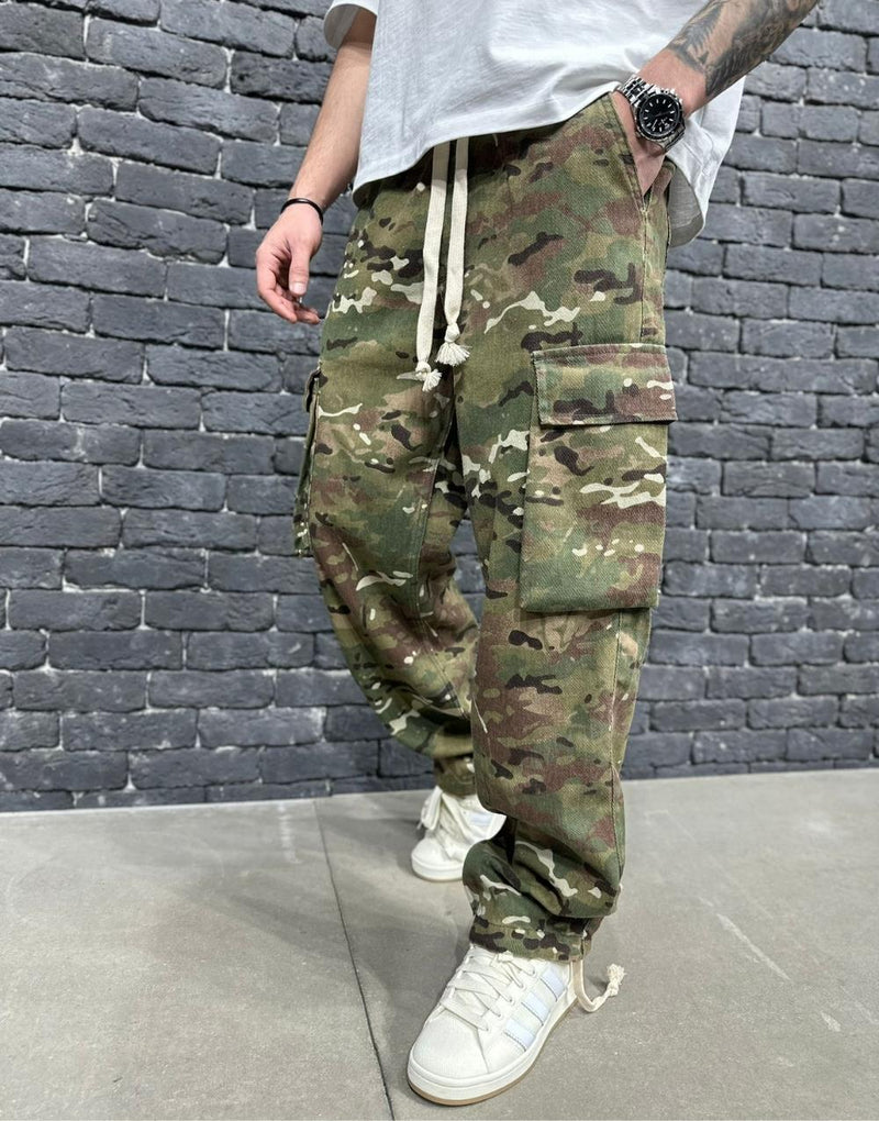 Premium Men's Camouflage Cargo Pants - STREETMODE™