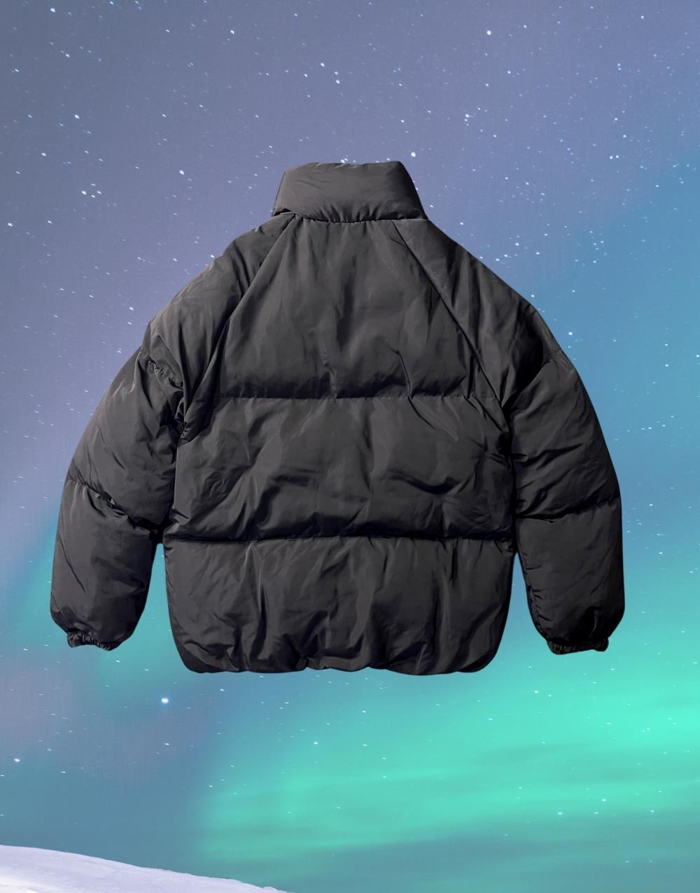 Premium Puffer Men's Coat Black - STREETMODE™