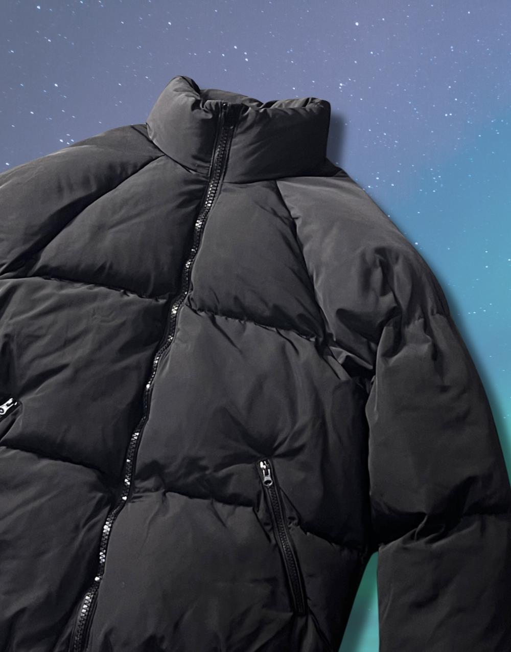 Premium Puffer Men's Coat Black - STREETMODE™