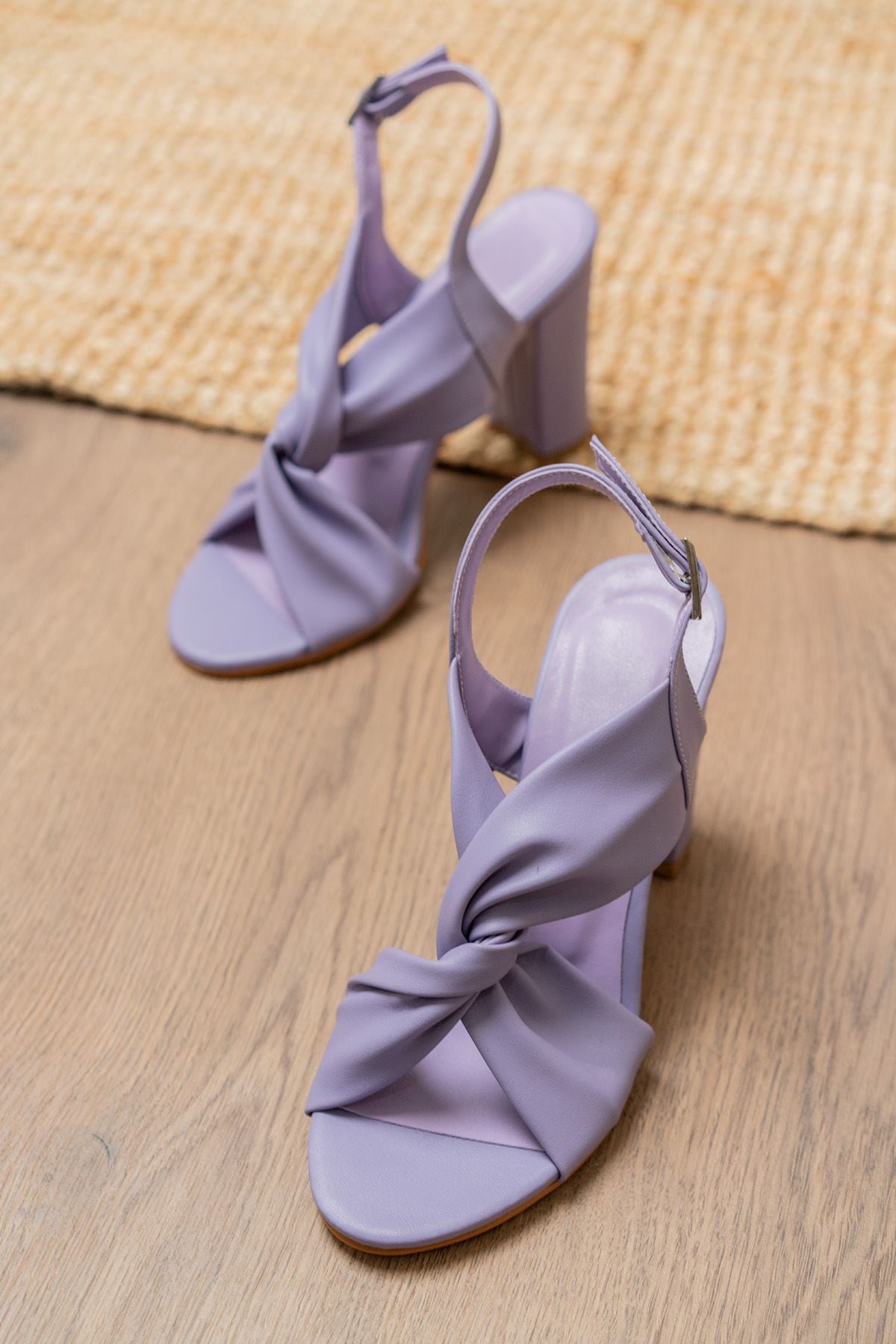 Serafima Lilac Skin High Heels Women's Shoes - STREETMODE™