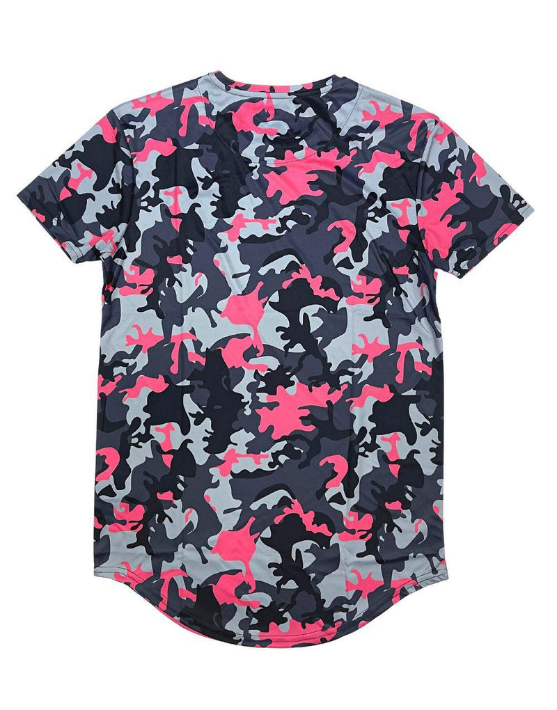 SikSilk Camouflage Slim Fit Men's T-Shirt - STREETMODE™