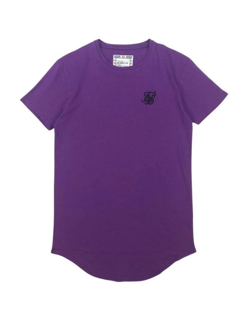 SikSilk Gym Tee Men's T-Shirt Purple - STREETMODE™