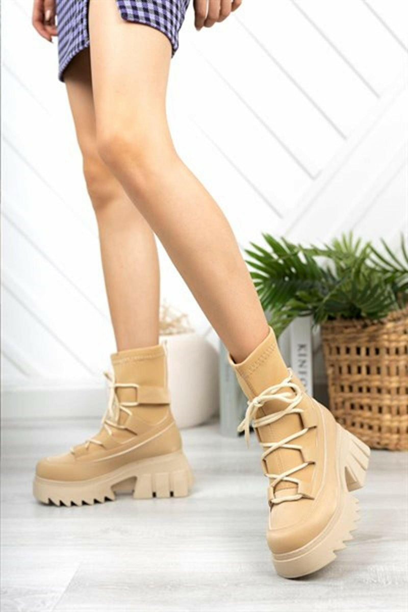 Snowdrop Leather Mink Women's Boots - STREETMODE™ DE