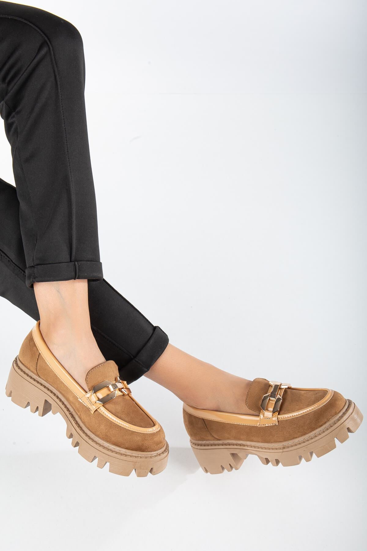 SONO Brown Suede Oxford Women's Shoes - STREETMODE™