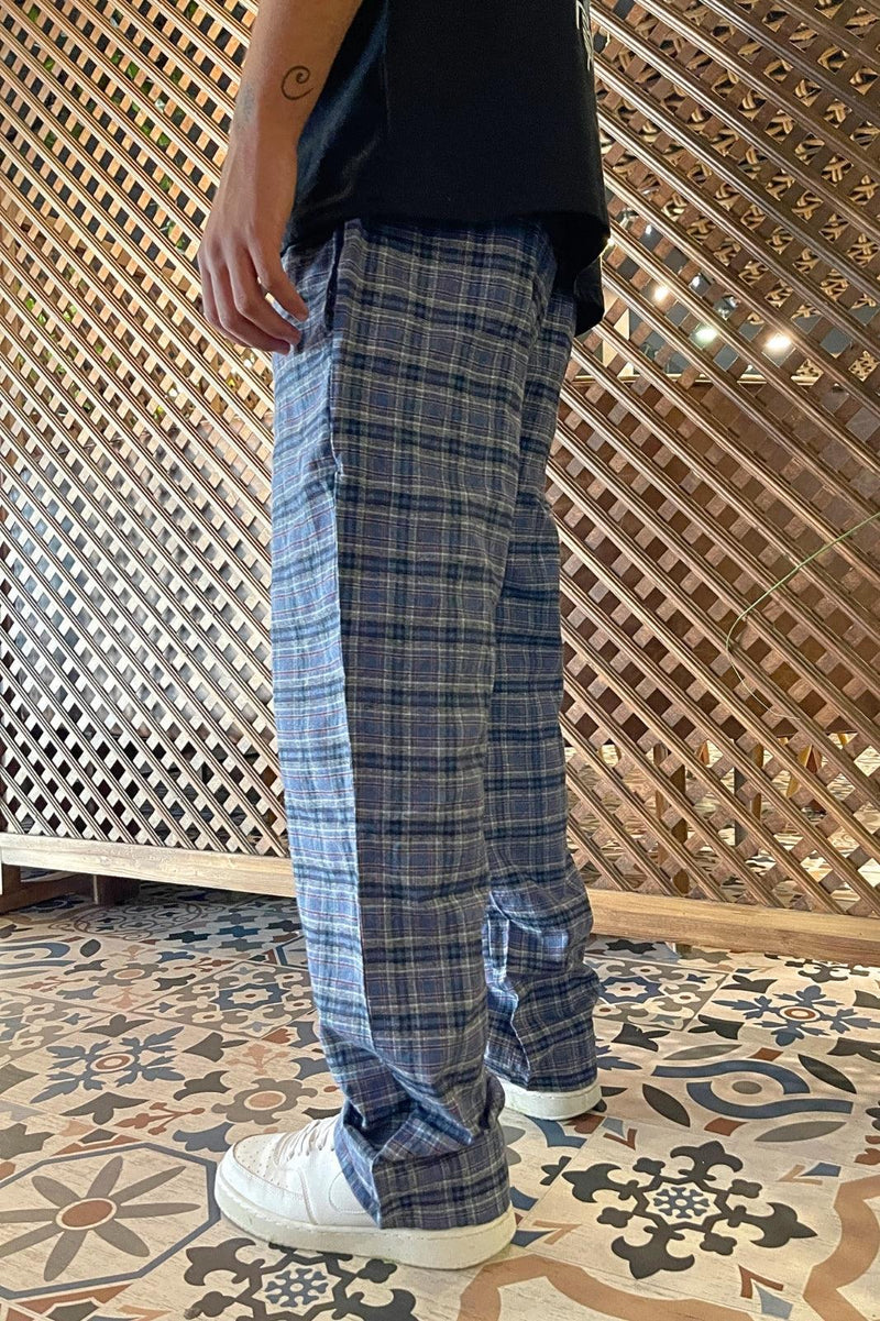 Square Striped Pajama Sweatpants - STREETMODE™