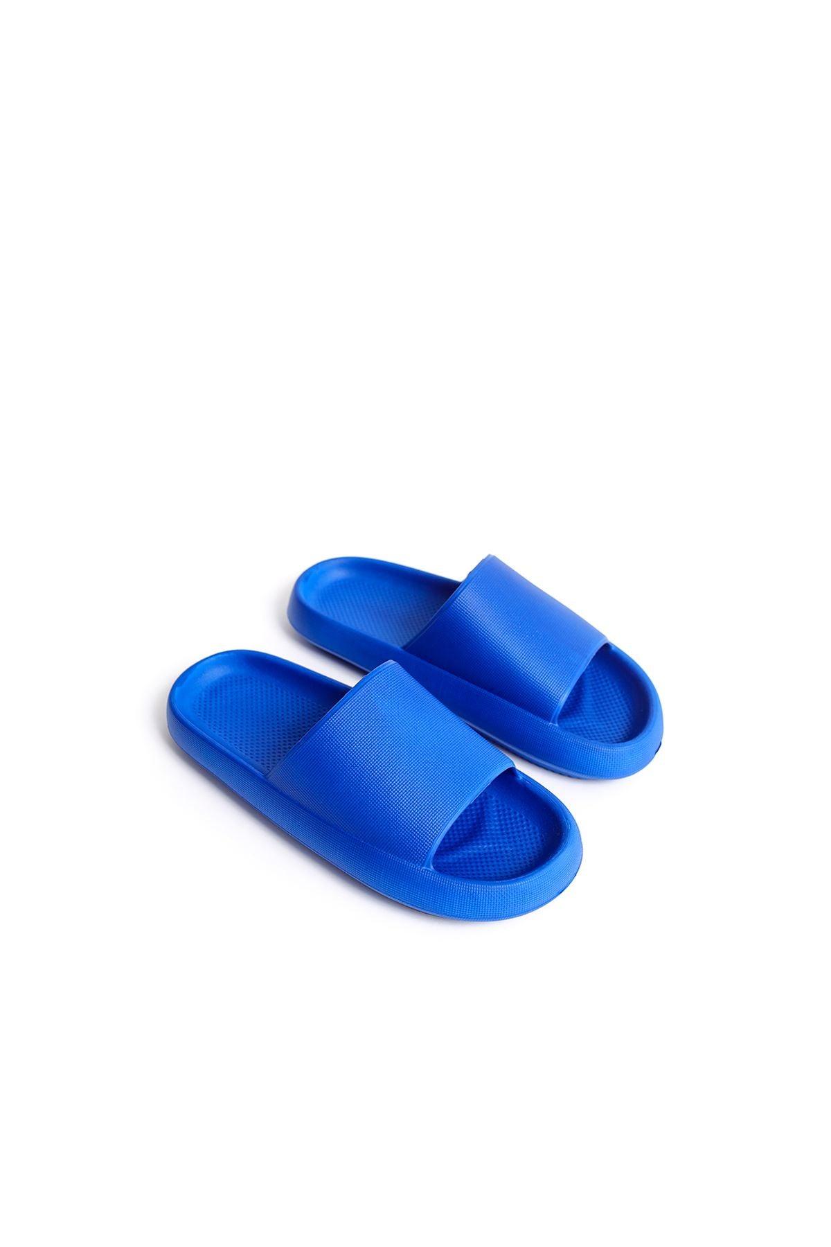 STM Design Polyurethane Men's Slippers BLUE - STREETMODE™