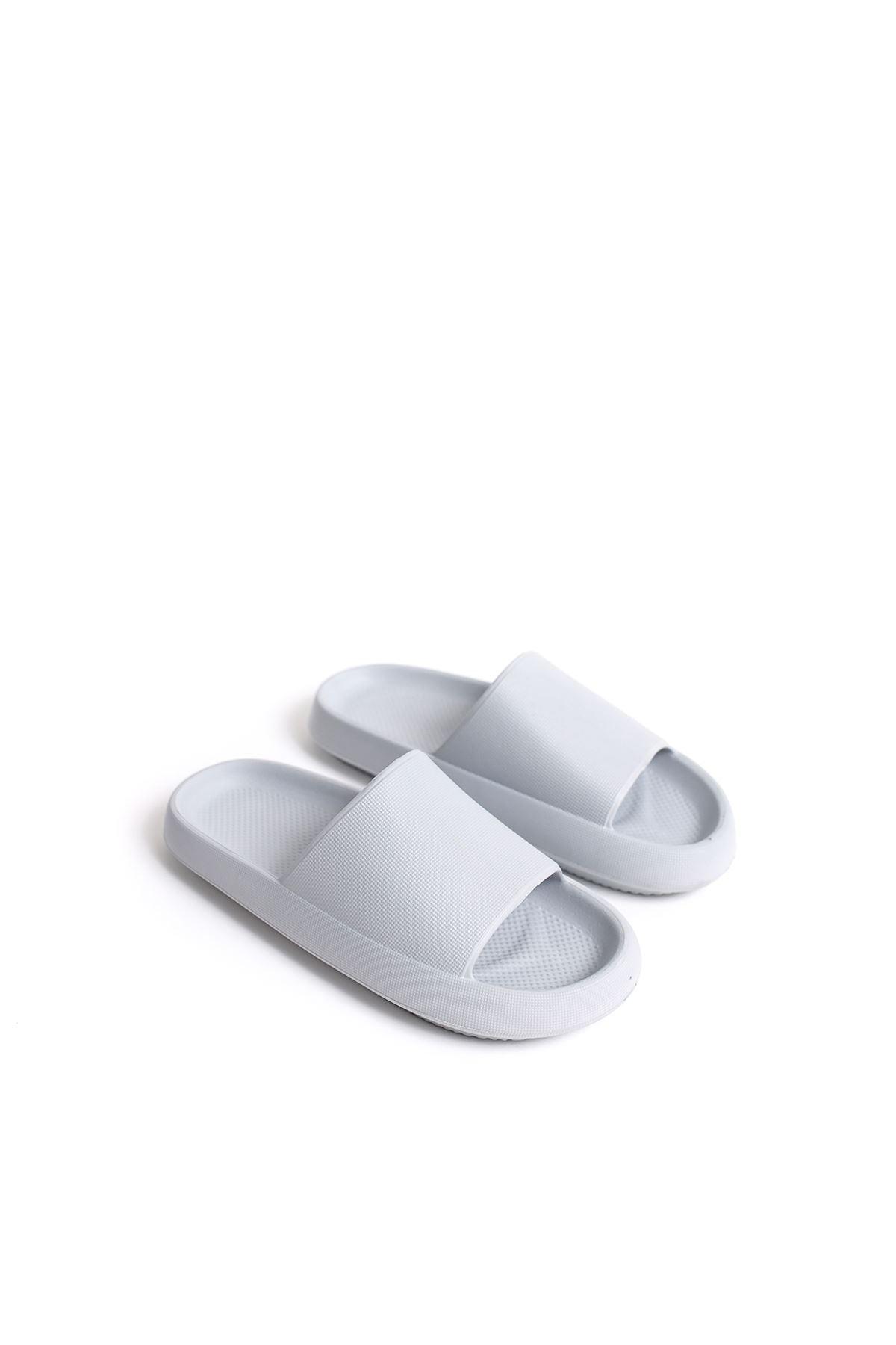 STM Design Polyurethane Men's Slippers GRAY - STREETMODE™