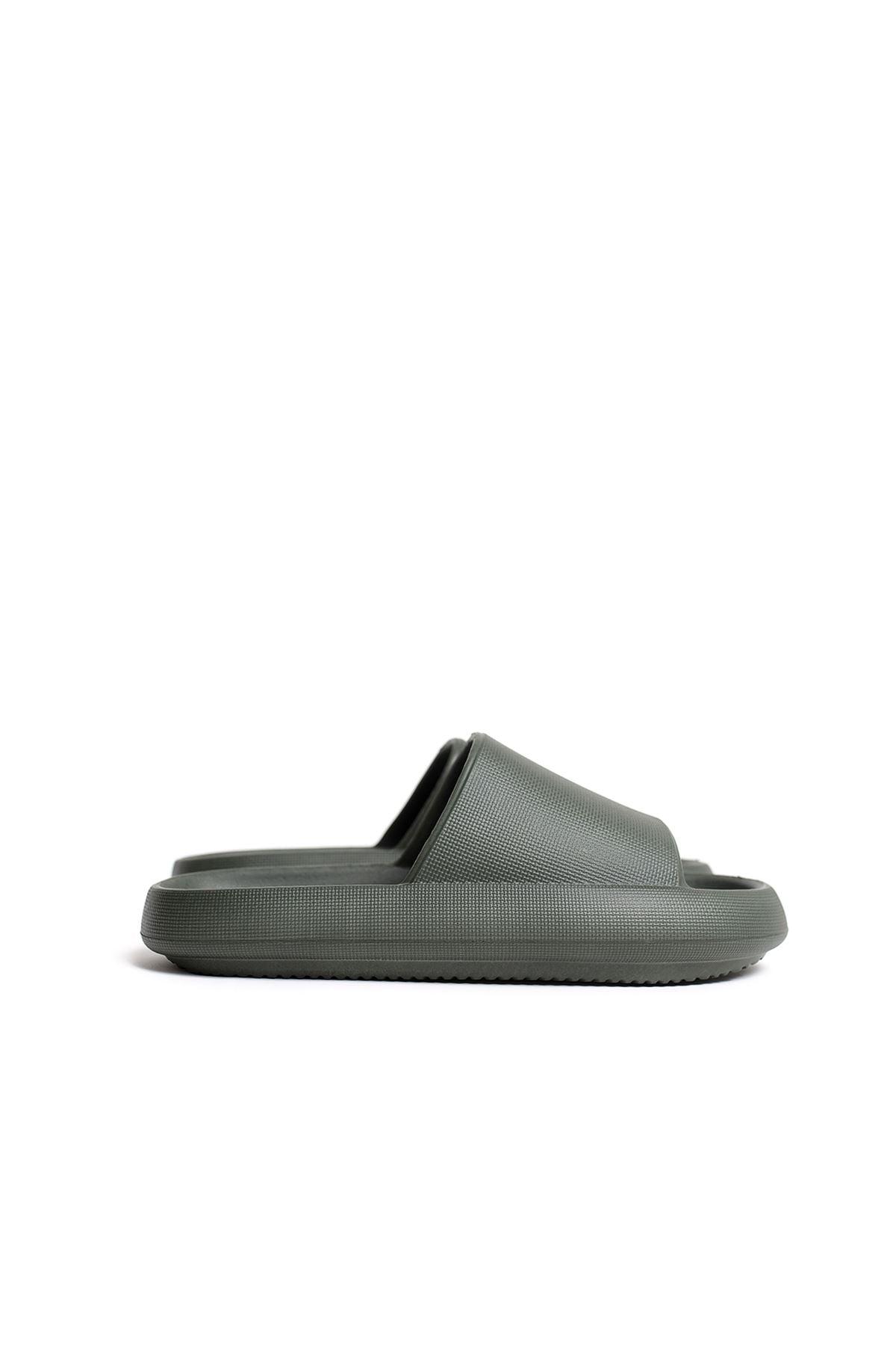 STM Design Polyurethane Men's Slippers KHAKI - STREETMODE™