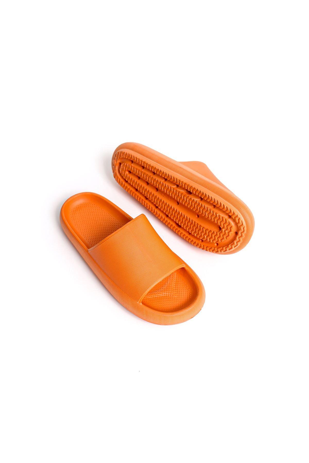 STM Design Polyurethane Men's Slippers ORANGE - STREETMODE™