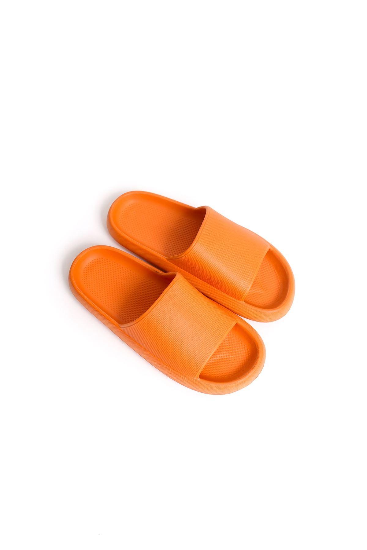 STM Design Polyurethane Men's Slippers ORANGE - STREETMODE™