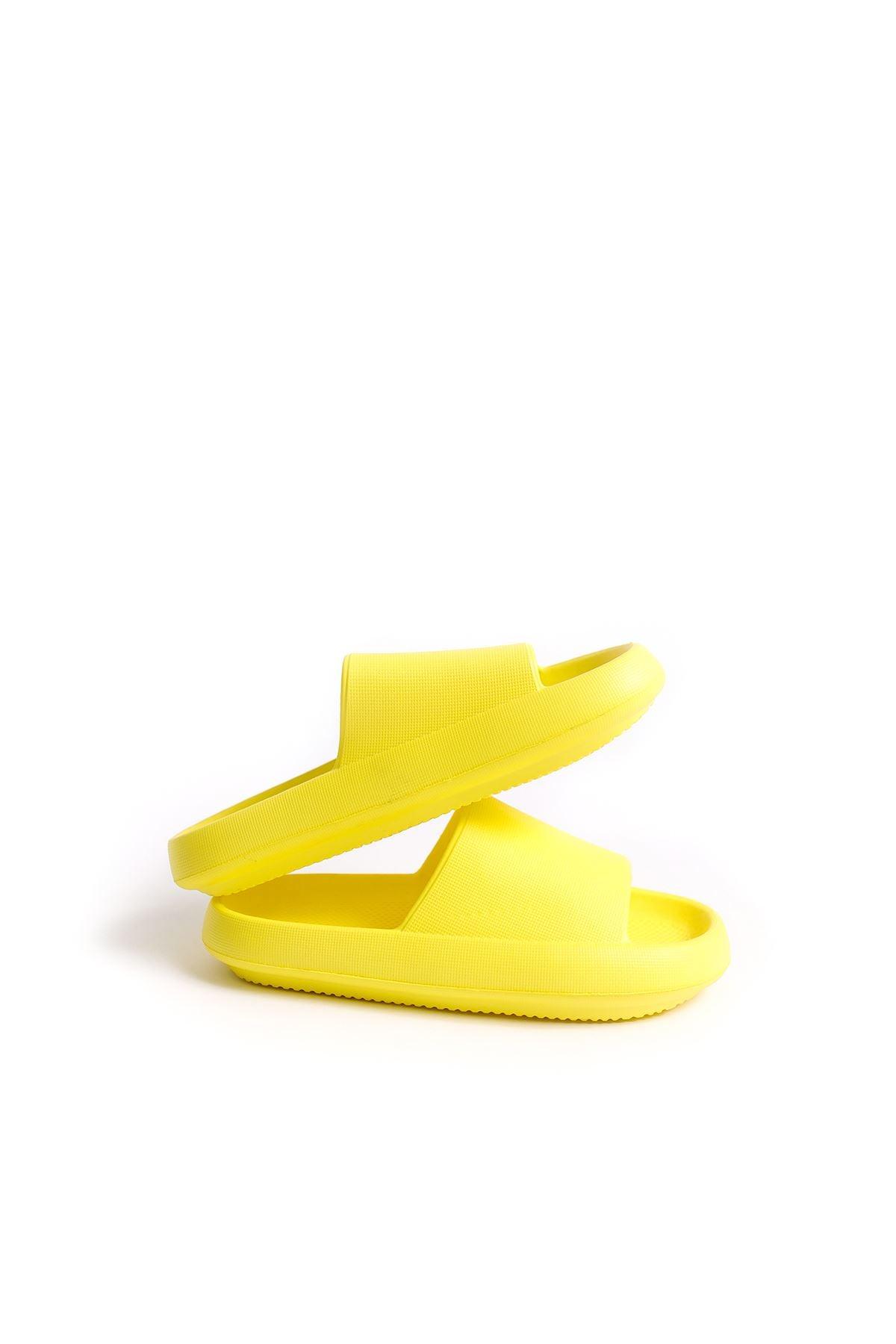 STM Design Polyurethane Men's Slippers YELLOW - STREETMODE™