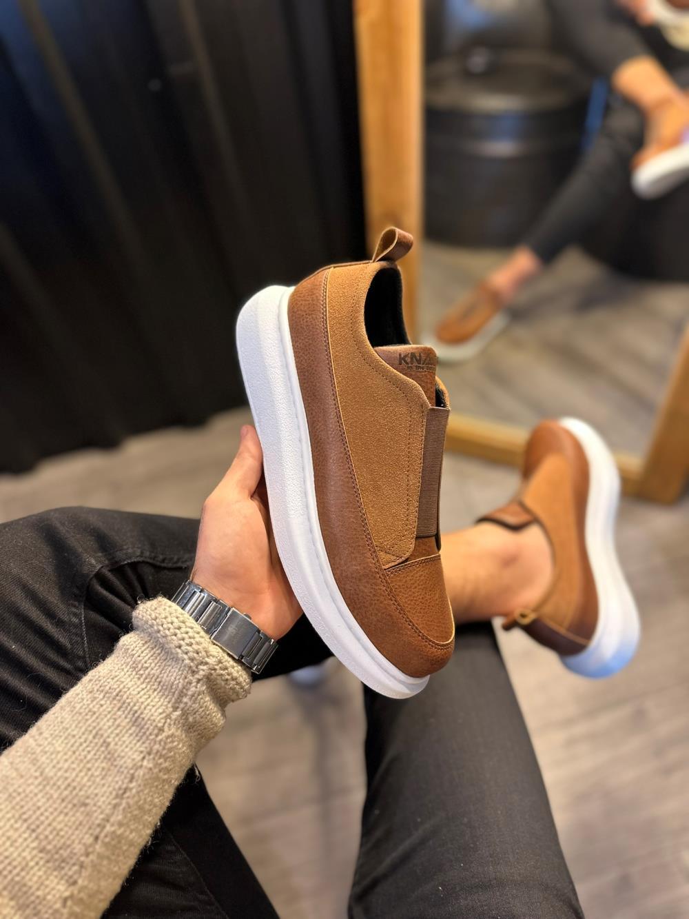 STM Design Sneakers Shoes 911 Tan - STREETMODE™