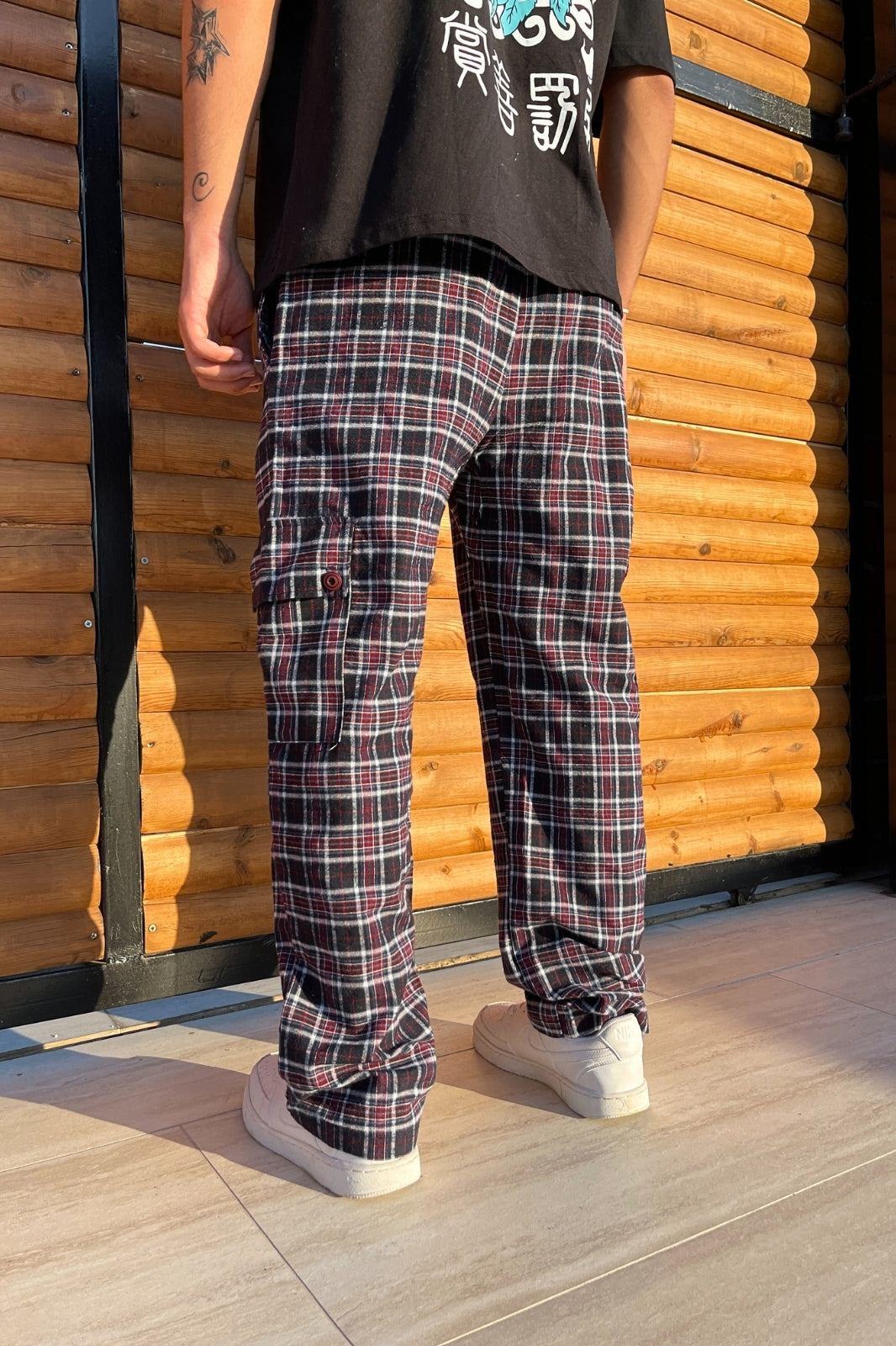 Striped Patterned Pajama Sweatpants - STREETMODE™