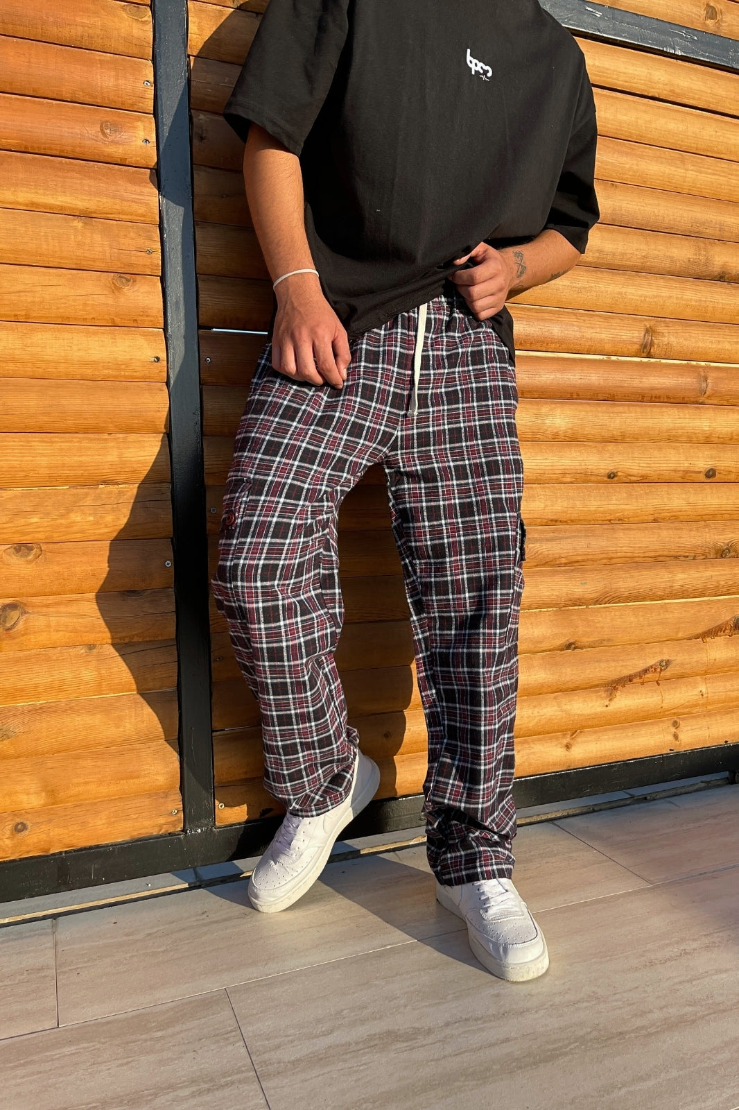 Striped Patterned Pajama Sweatpants - STREETMODE™