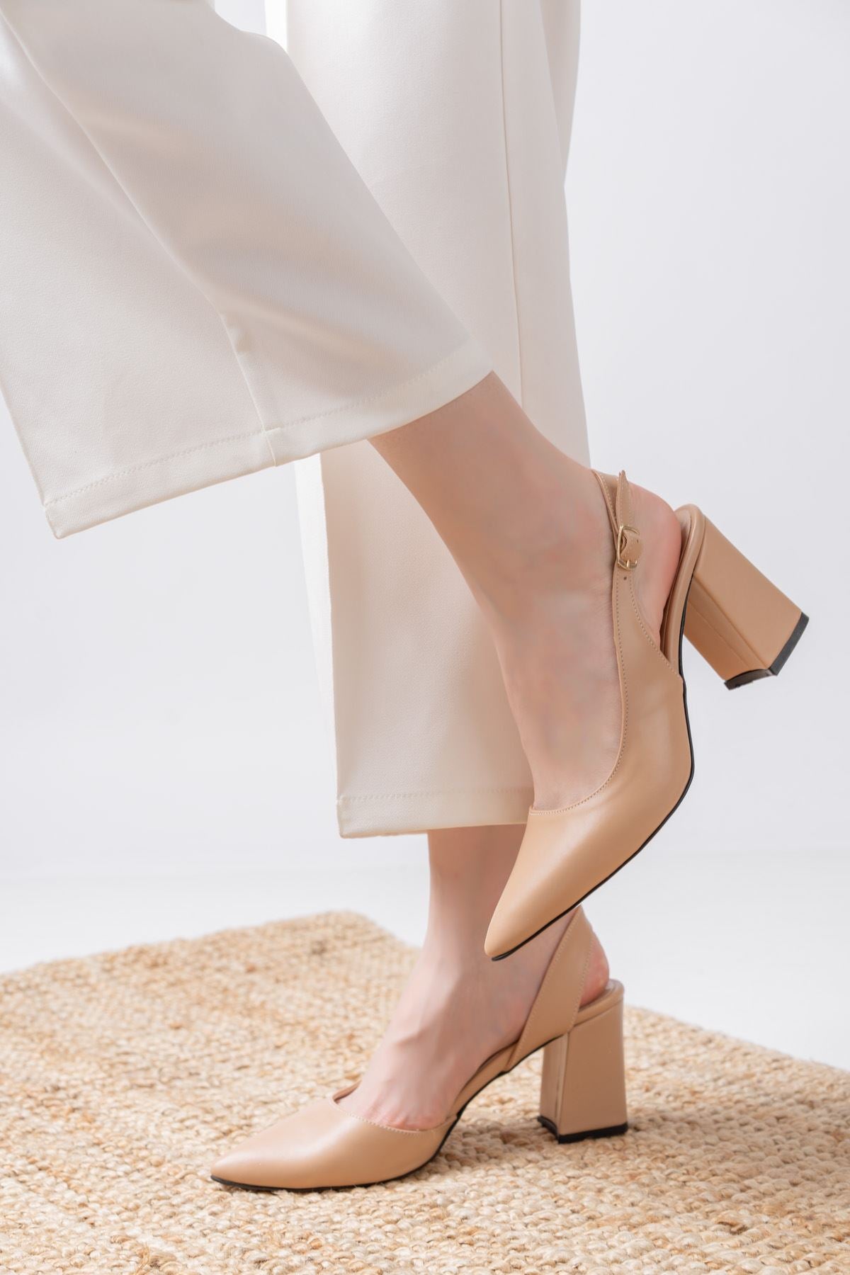 Tonia Nude Skin Heels Women's Shoes - STREETMODE™