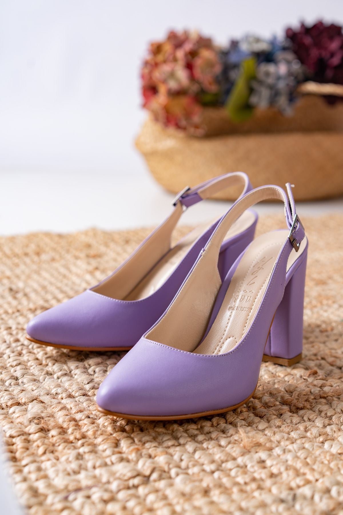 Vera Lilac Skin High Heels Women's Shoes - STREETMODE™