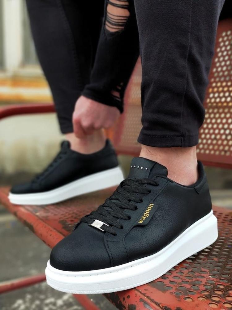 WG01 Black Men's Casual Shoes - STREETMODE™