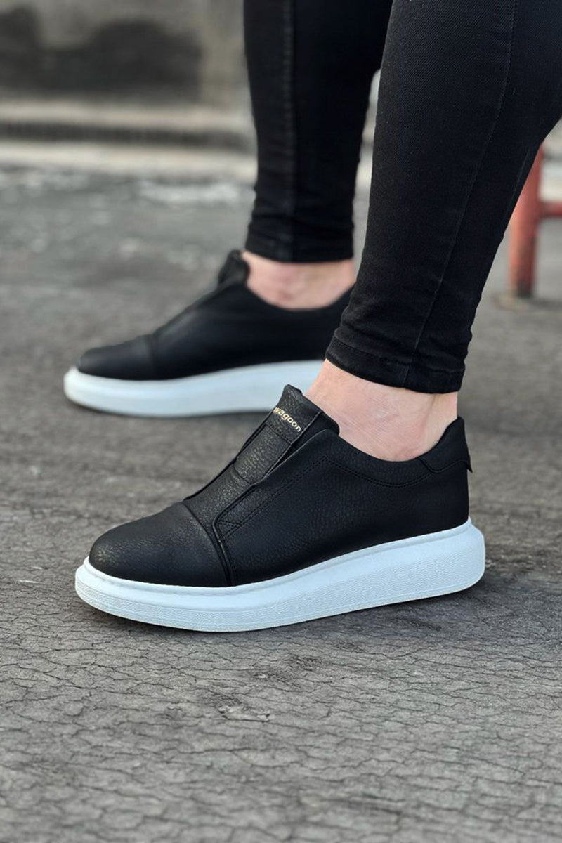 WG023 Black Daily Casual Men's Shoes - STREETMODE™