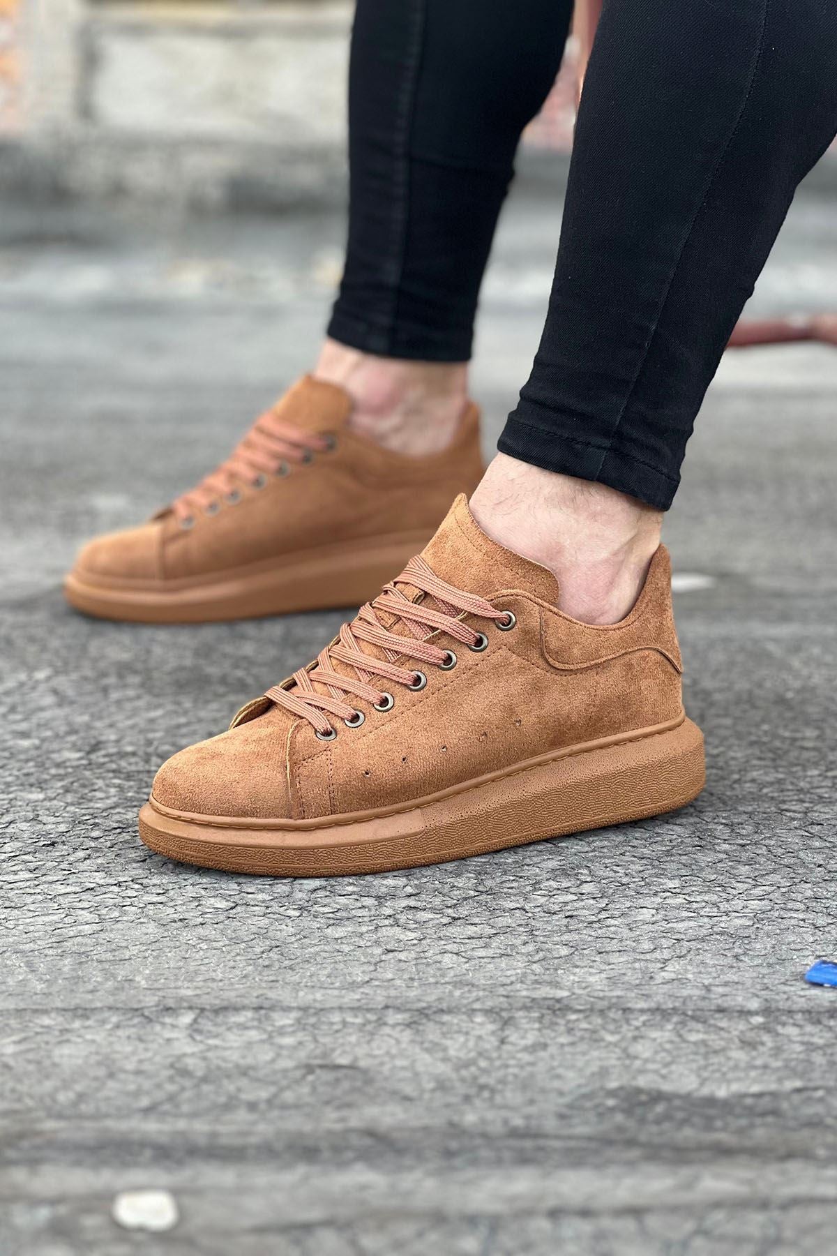 WG096 Brown Suede Daily Men's Casual Shoess - STREETMODE™