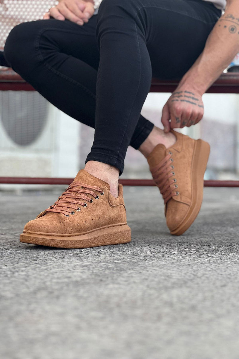 WG096 Brown Suede Daily Men's Casual Shoess - STREETMODE™