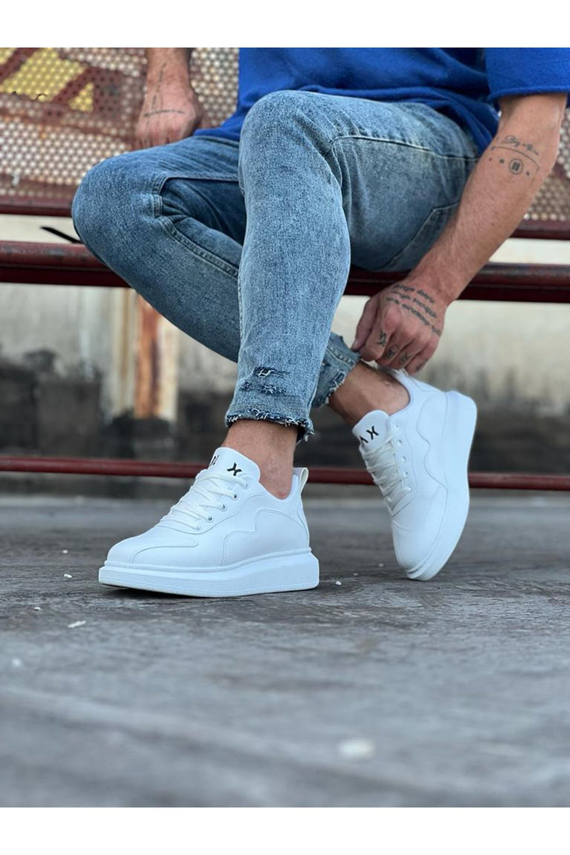 WG301 White Men's Casual Shoes - STREETMODE™
