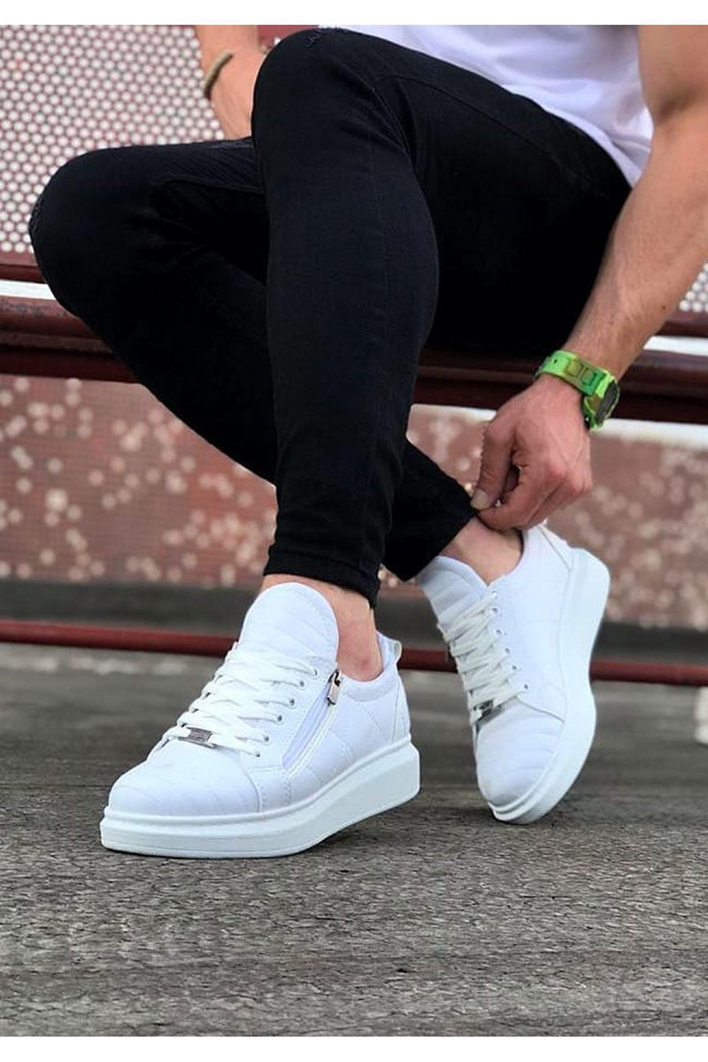 WG502 White Men's Casual Shoes - STREETMODE™