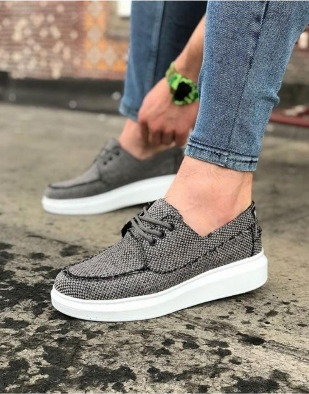 WG503 Gray Men's Casual Shoes - STREETMODE™