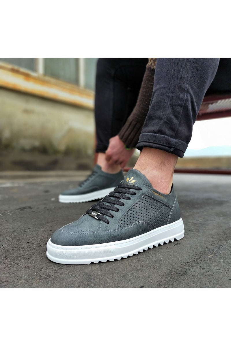 WG505 Gray Men Casual Shoes - STREETMODE™