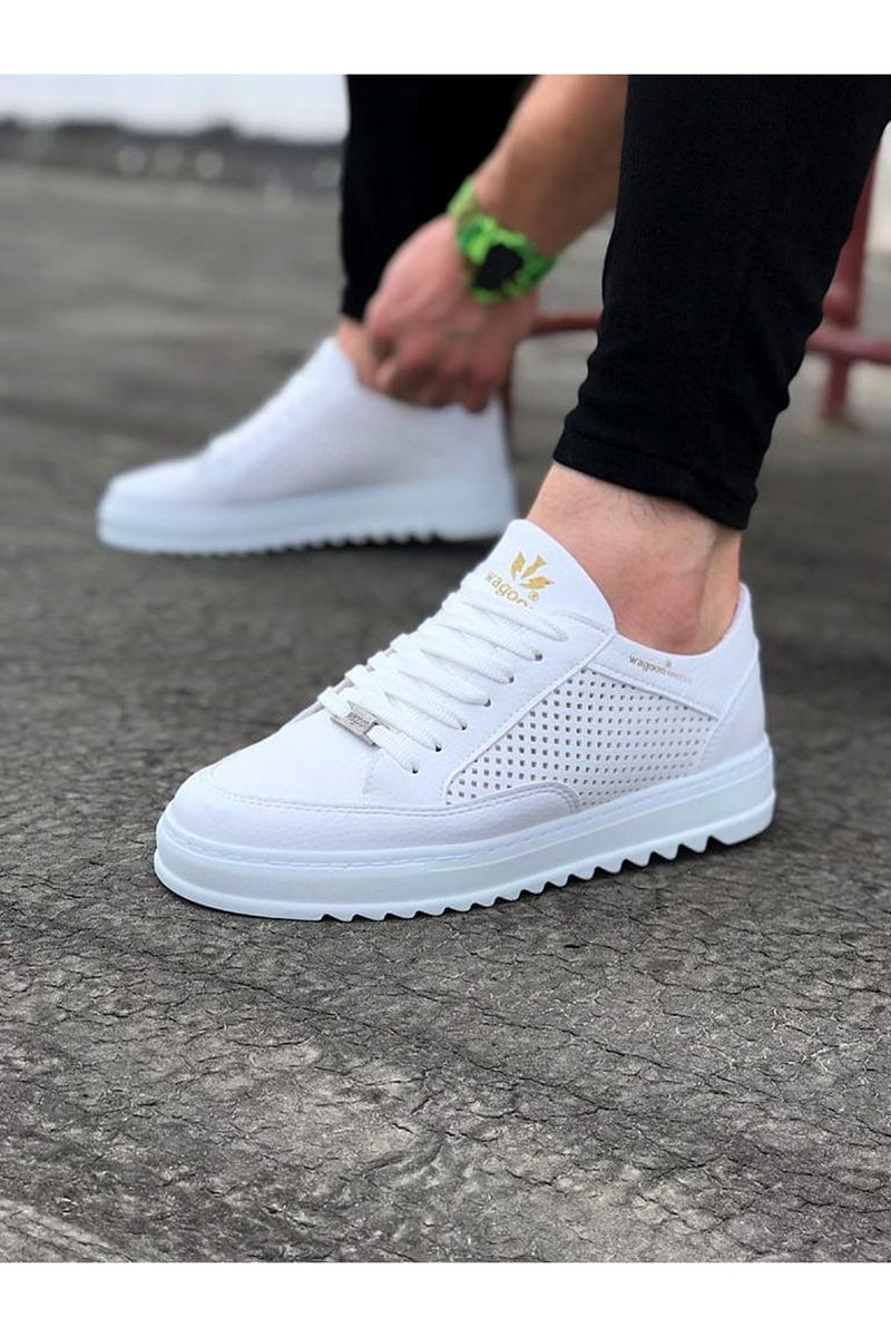 WG505 White Casual Shoes - STREETMODE™