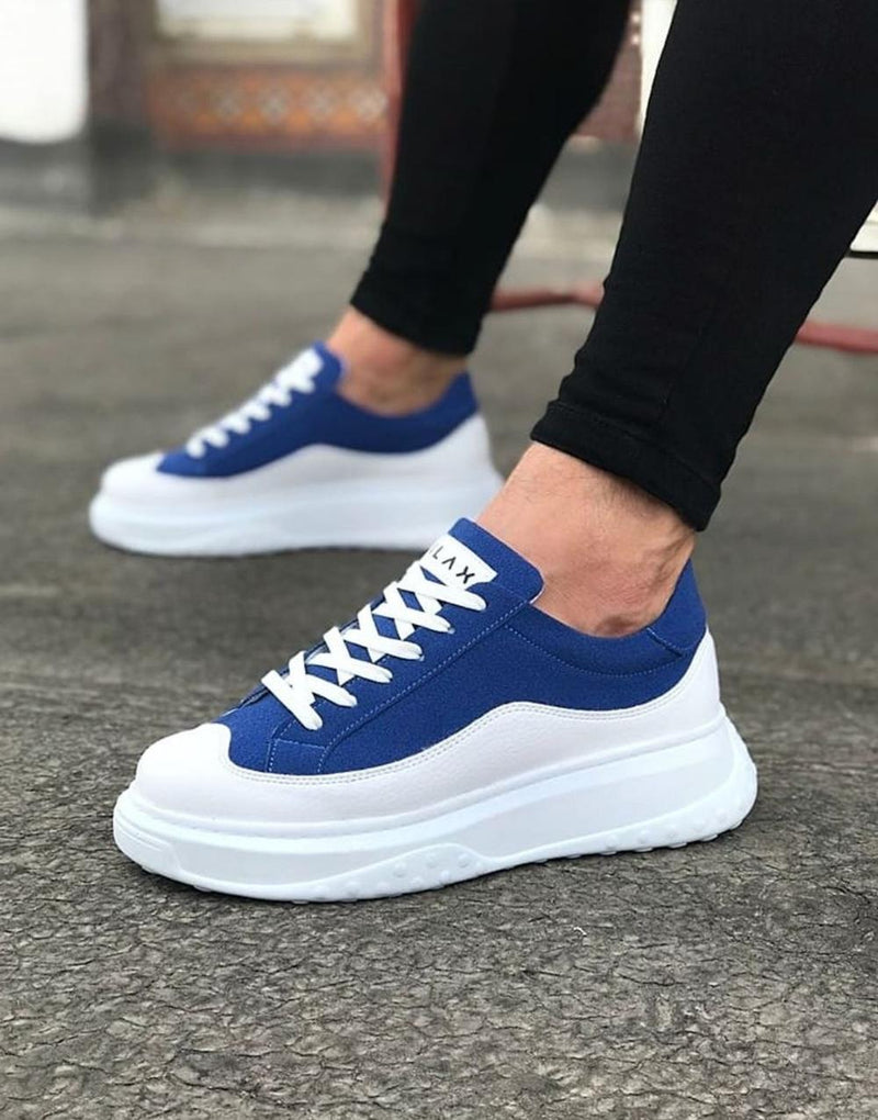 WG507 White Blue Men's Shoes - STREETMODE™