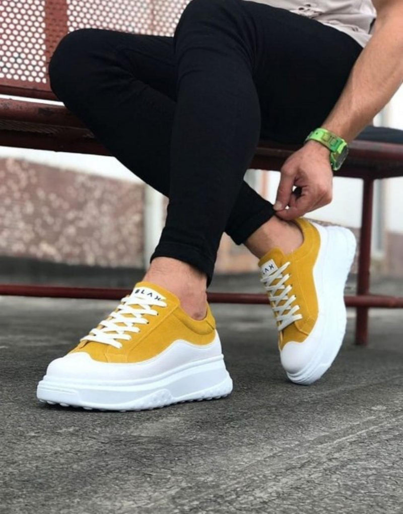 WG507 White Yellow Men's Shoes - STREETMODE™