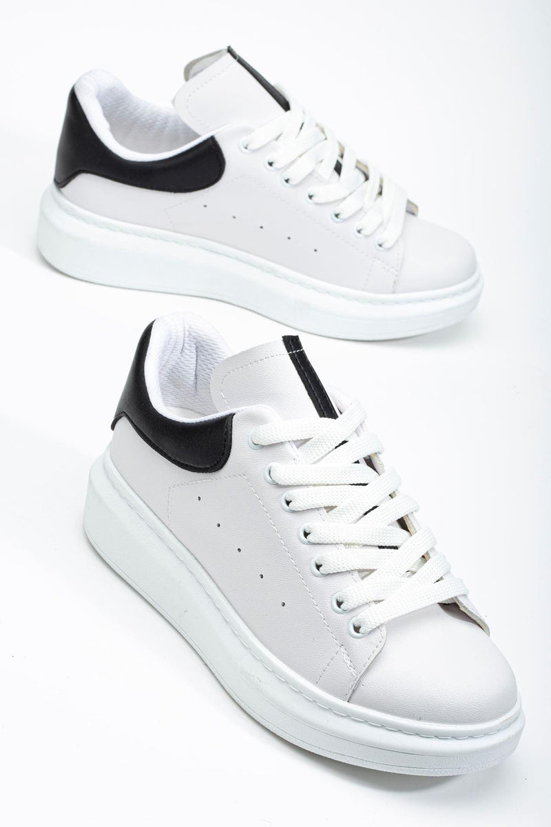 White - Black Women's Sneaker Casual Shoes - STREETMODE™